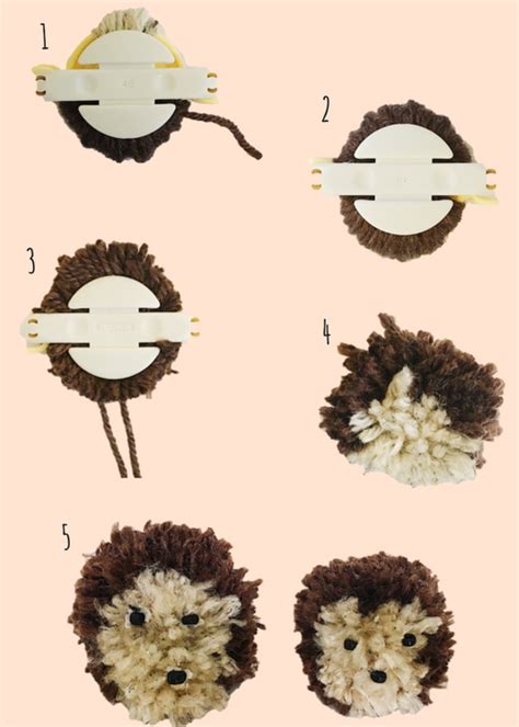 Diy In The Forest Diy Pom Pom Hedgehogs