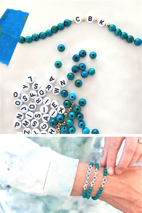 Diy Letter Bead Bracelets South Lumina Style Bracelets Handmade