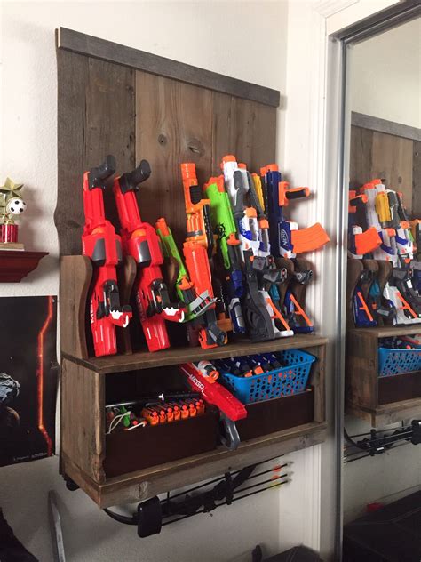 Diy Nerf Gun Wall Rack Top 10 Ways To Make Your Nerf Display Better