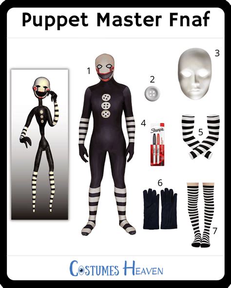 Diy Puppet Master Fnaf Costume Ideas 2023 For Cosplay Halloween