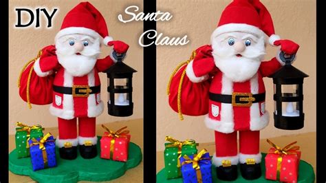 Diy Santa Claus For Christmas How To Make Santa Claus With Waste