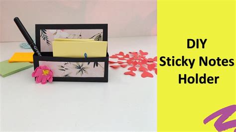 Diy Sticky Note Holder Step By Easy Step