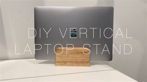 Diy Vertical Laptop Stand Youtube