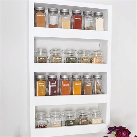 Diy Wall Spice Rack Angela Marie Made