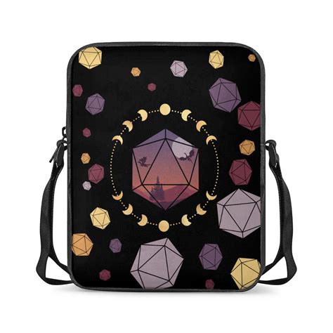 Dnd Messenger Bag Dnd Dice Bag Dragon Bag Dice Bag Dnd Etsy Dice