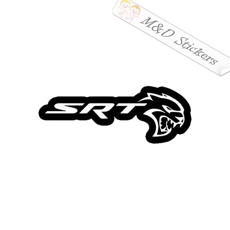 Dodge Srt Hellcat Logo 4 5 30 Vinyl Decal In Different Colors