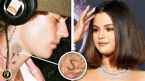 Does Justin Bieber Have A Hidden Selena Gomez Tribute In Rose Tattoo