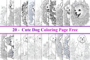 Dog Coloring Page Bundle Free Gr Fico Por Forhadx5 Creative Fabrica