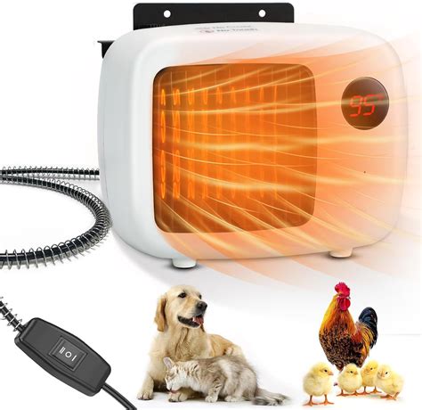 Dog House Heater With Thermostat 200W 400W Safe Heater For Dog House