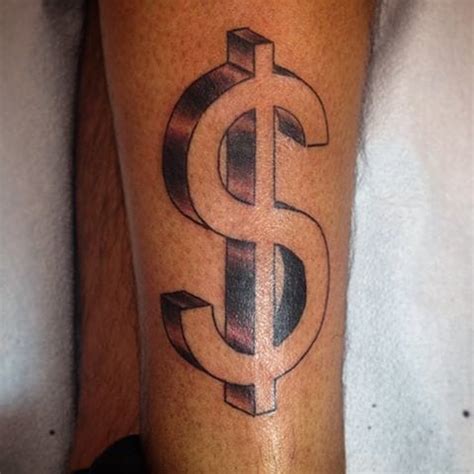 Dollar Sign Tattoo Designs and Meanings