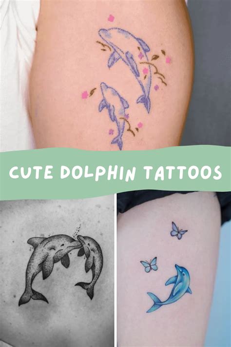 9 Dolphin Tattoo Designs for Women