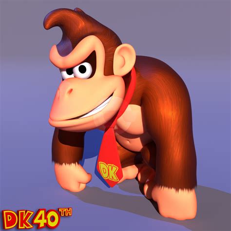 Donkey Kong 3D Model Lasopaneed