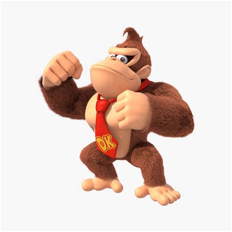 Donkey Kong 3D Model