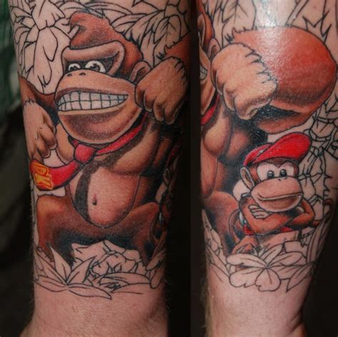 Donkey Kong Tattoo By Pin To Skin On Deviantart