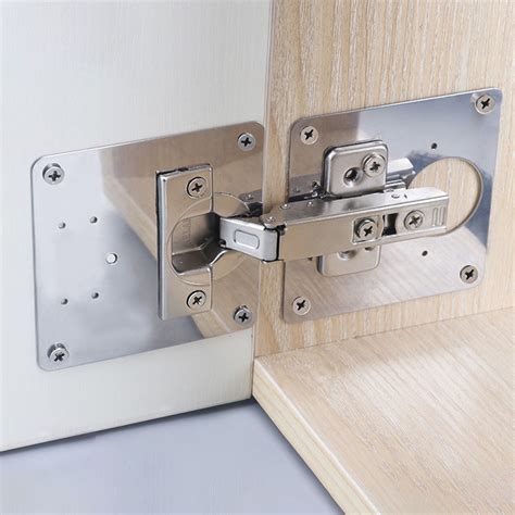 Door Hinge Repair Plate For Kitchen Cabinets Stainless Steel Cupboard