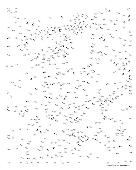 Dot To Dot Extreme Printable