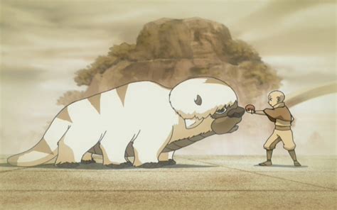 Download Appa And Aang Natural Bond Wallpaper Wallpapers Com