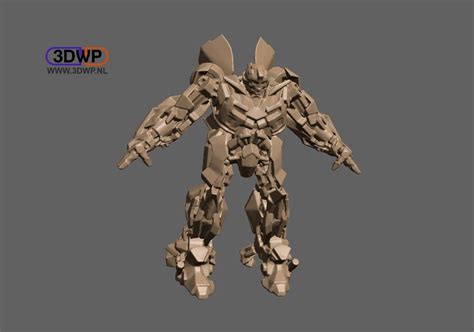 Download Free 3D Print Files Transformers Bumblebee Solid Model Cults