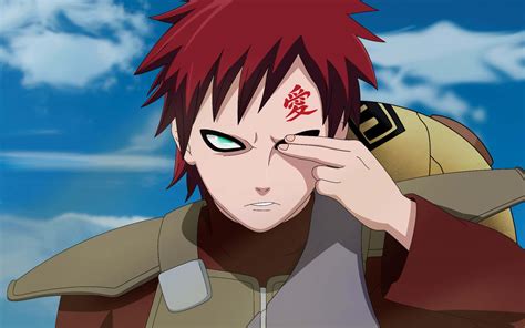 Download Gaara Naruto Anime Hand Sign Wallpaper Wallpapers Com