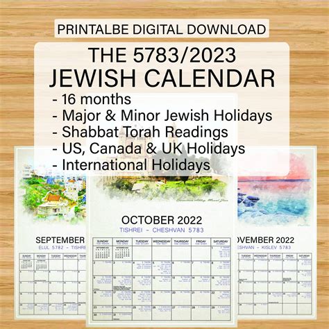 Download Jewish Calendar In Word Colab