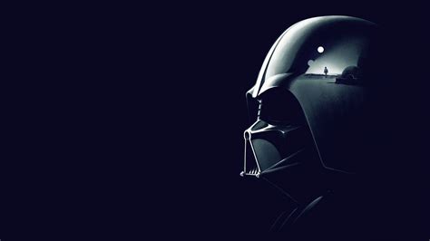 Download The Iconic Helmet Of Star Wars Villain Darth Vader Wallpaper