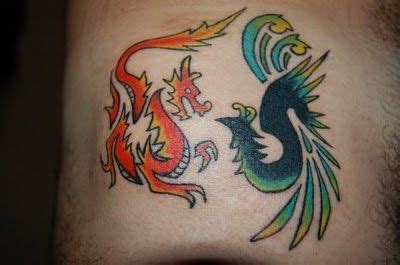 Dragon Phoenix Tattoos For Couples Populer Tattoo Dragon Cute Dragon