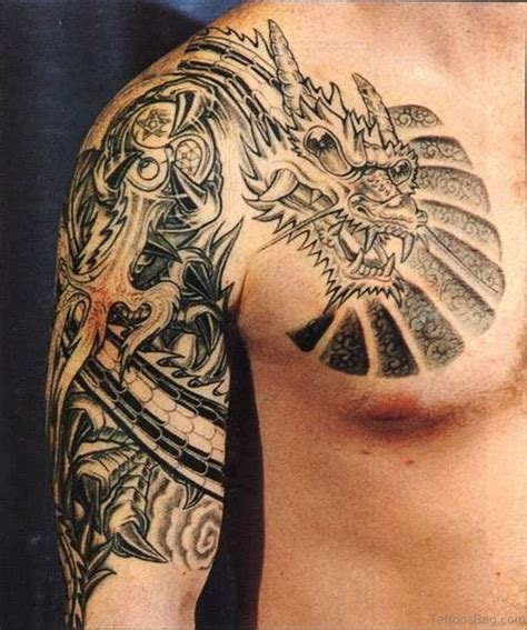 Dragon Shoulder Tattoo Designs for Brave Souls