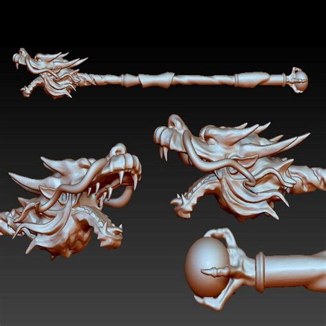 5 Ways to 3D Print a Dragon Staff with STL