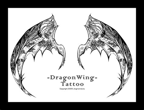 Dragon Wing Tattoo Designs for Fearless Souls