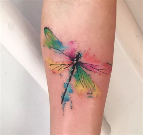 Dragonfly Tattoo Meaning Watercolor Dragonfly Tattoo Dragonfly Tattoo