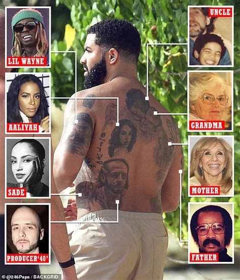 Drake Shows Tattoo Collection With Inkings Of His Producer Family Lil