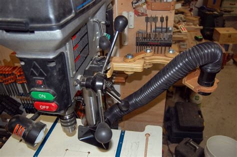 Drill Press Dust Collection By Tyvekboy Lumberjocks Com