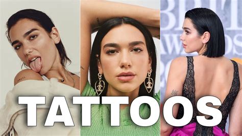 Dua Lipa Tattoos 2024