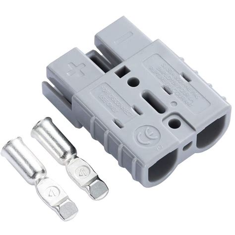 Dual Pole Anderson Powerpole Connectors 50A 600V For Forklift Battery