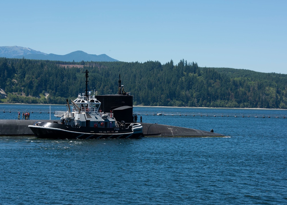 Dvids Images Uss Maine Ssbn 741 Departs Bangor Washington For A