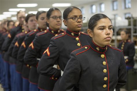 Dvids News Historic Uniform Change For Female Marines There Will Be No Doubts That They Are U S Marines In The Dress Blue Uniform