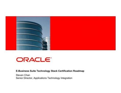 E-Business Suite Tech Stack Certification Made Easy