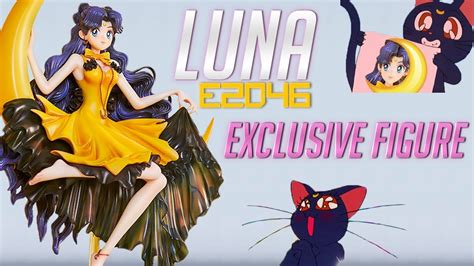 E2046 Exclusive Human Luna Pvc Sailor Moon Figure Youtube