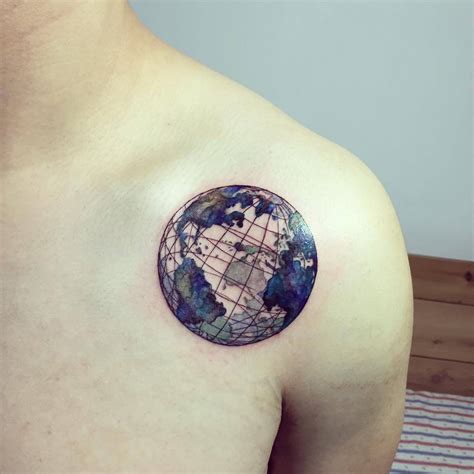 Unique Earth Tattoo Designs for Nature Lovers