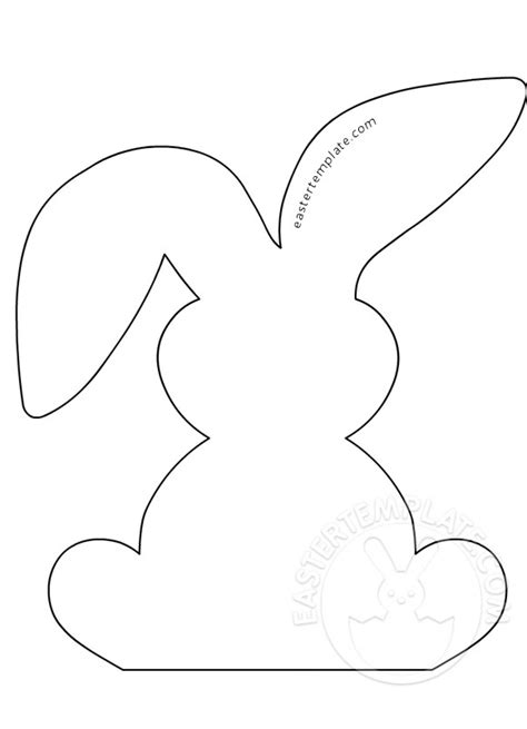 Easter Bunny Printable Template Printable Word Searches