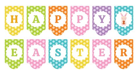 Easter Bunting Printable