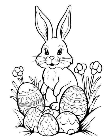 Easter Coloring Pages Makenstitch