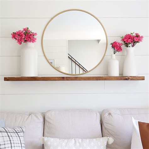 Easy Diy Floating Shelf With Brackets Angela Marie Made