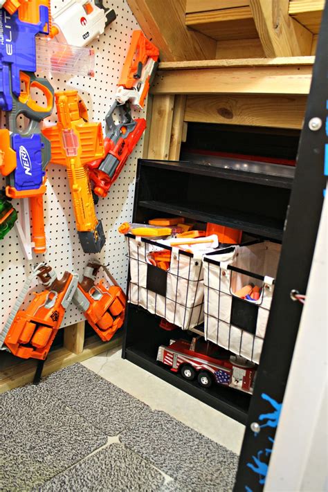 Easy Diy Nerf Gun Storage Solution Thrifty Decor Chick Thrifty Diy