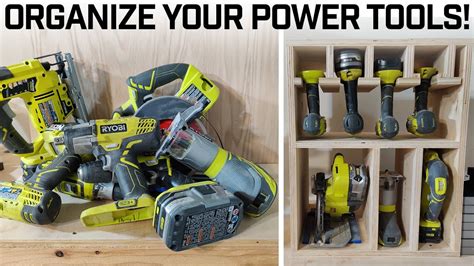 Easy Power Tool Organizer Station Youtube