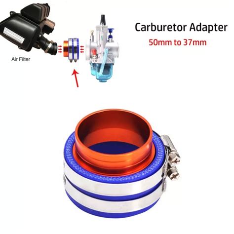 Easy Retrofit Solution For Pwk Pe Carburetor Conversion Adapter 50 To 37Mm 15 53 Picclick Uk