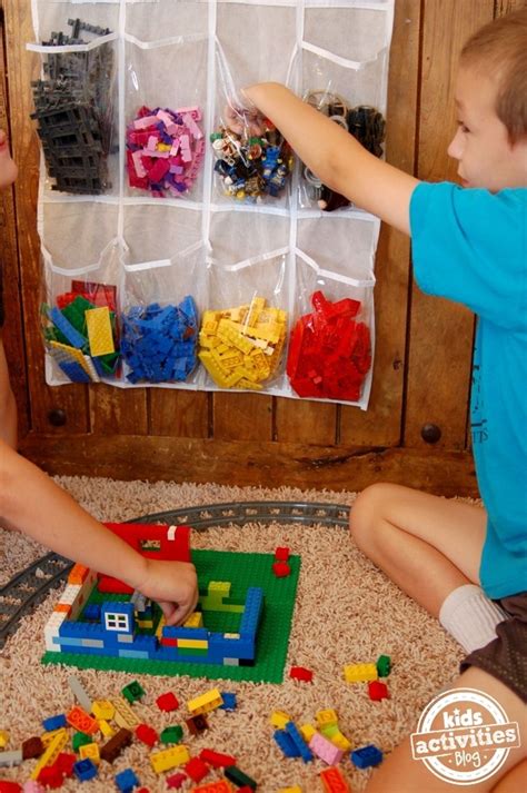 Easy Way To Store Organize Legos By Color