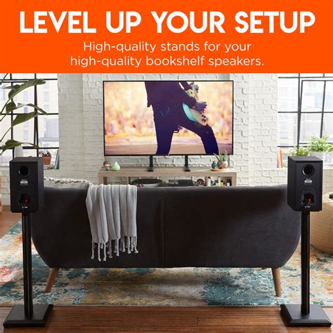 Echogear Home Theater Bookshelf Stands