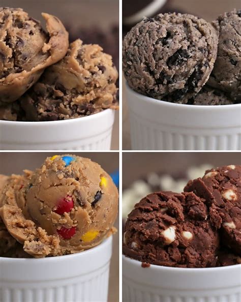 Edible Cookie Dough 4 Ways Recipe By Tasty