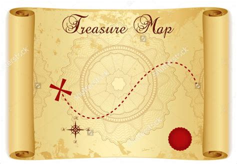 Editable Treasure Map Template